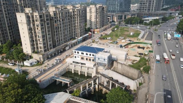 中交路建温泉产业园项目十六浦排涝站一期工程施工完成